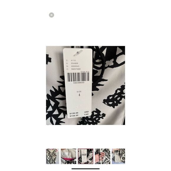 NWT Anthropologie Giuliana Silk Blouse - Picture 8 of 11